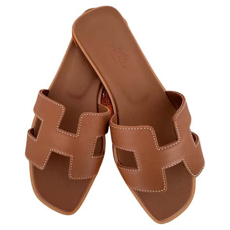 hermes sandalen bruin|hermes sandals sale.